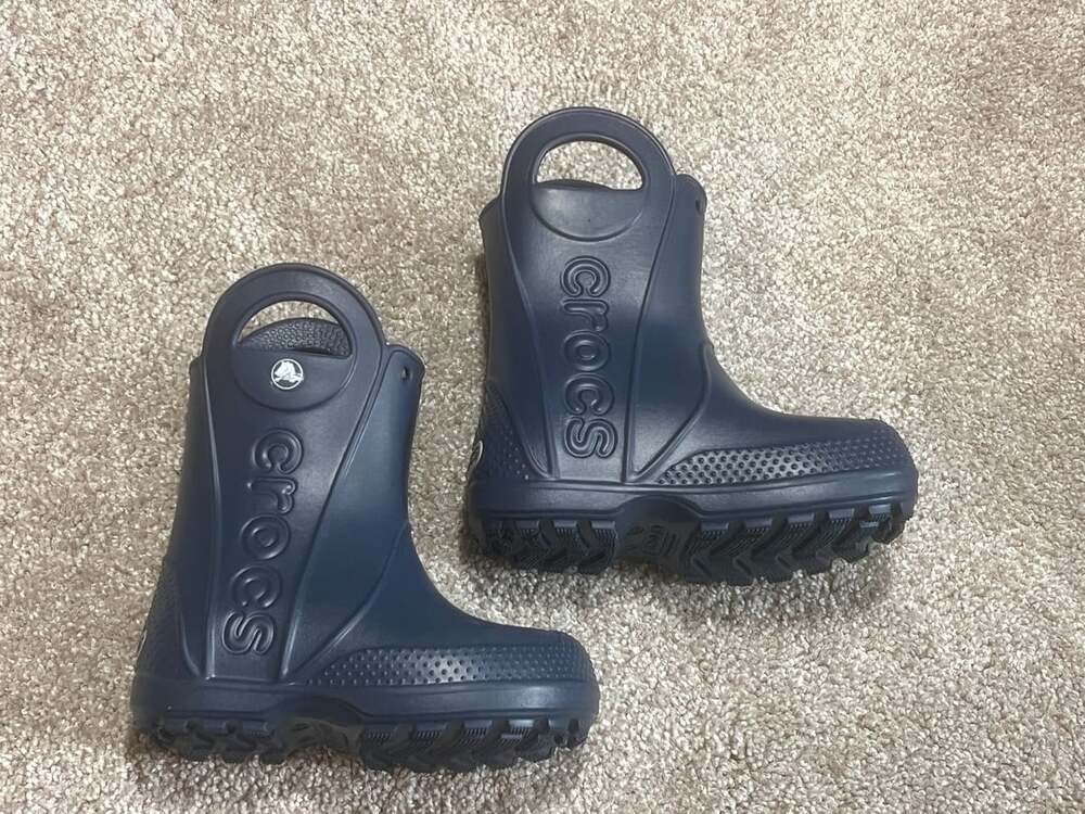 Crocs Toddler & Kids Handle It Rain Boot Navy Size C7